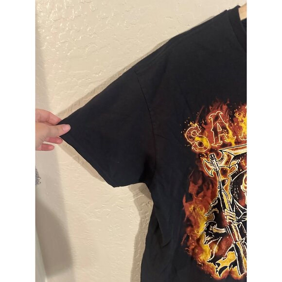 Sons Of Anarchy Fire Reaper Motorcycle Club T Shirt - Picture 3 of 7